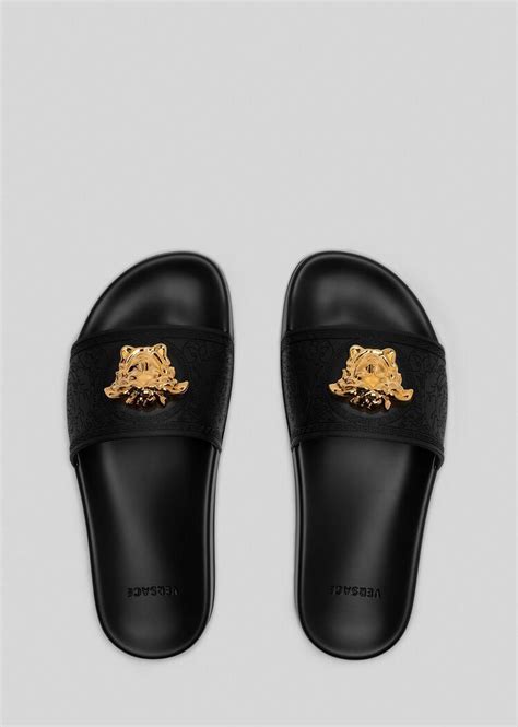 womens versace slides|Versace flip flops women's.